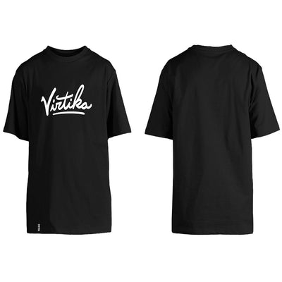Virtika-T-Shirt-Script-Black