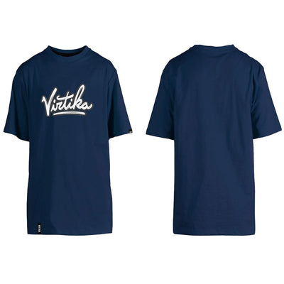 Virtika-T-Shirt-Script-Navy