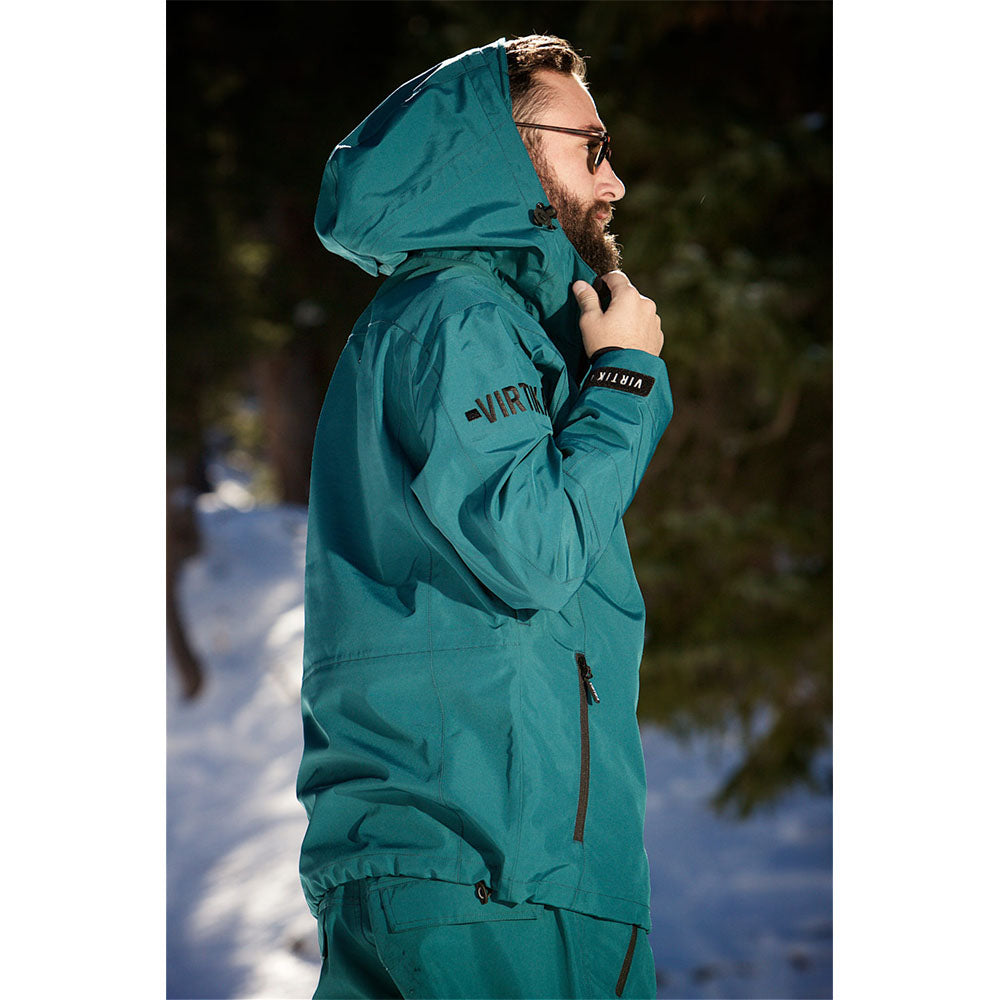 Vir-Tek Shell Jacket Emerald – Virtika Outerwear Europe